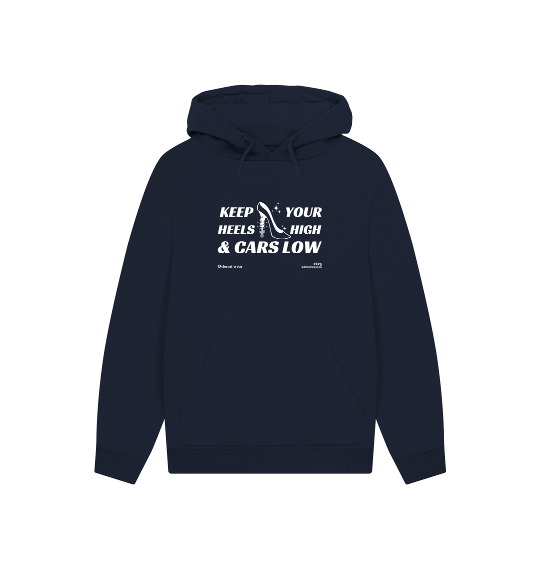 Navy Printed Hoody