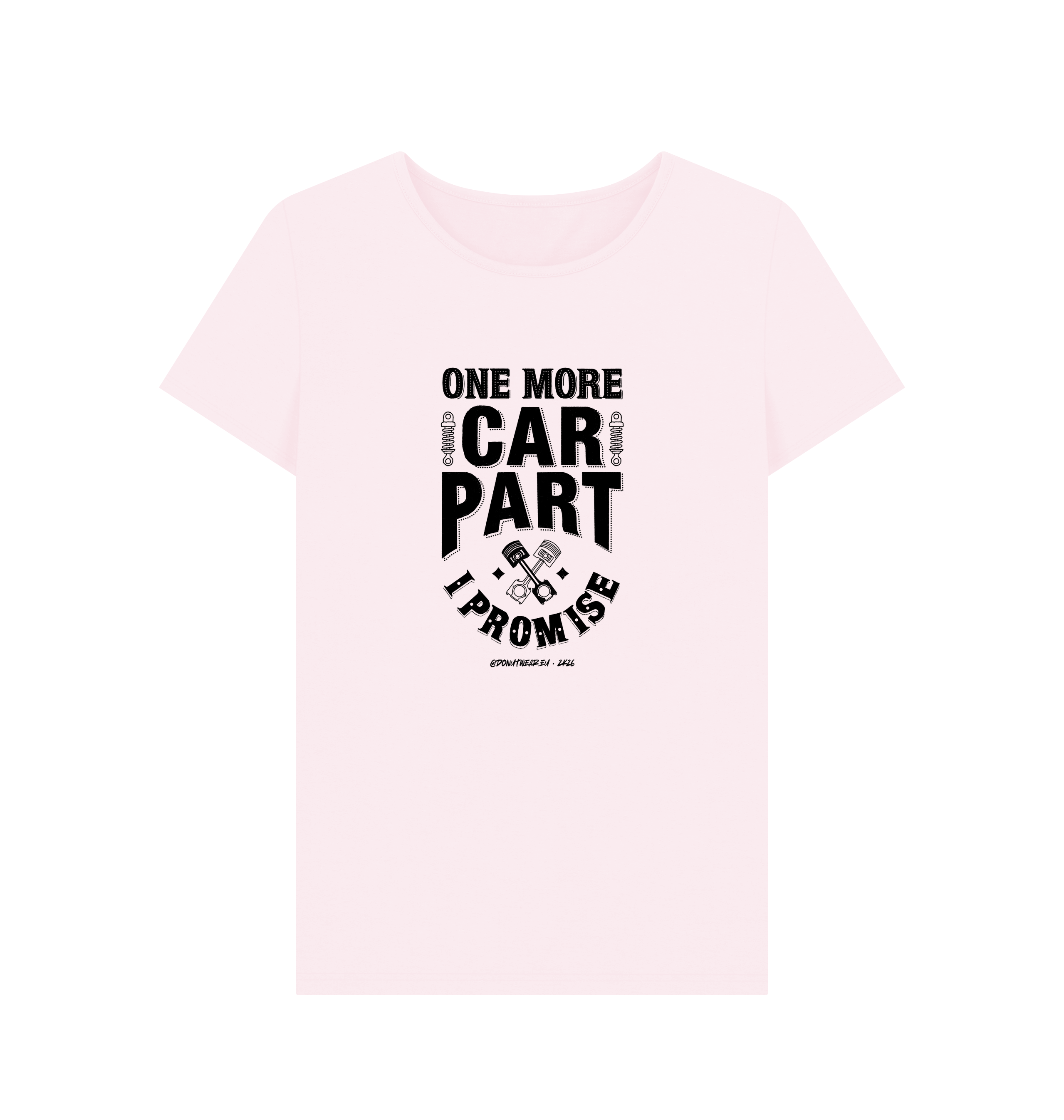 Pink Printed T-shirt Front