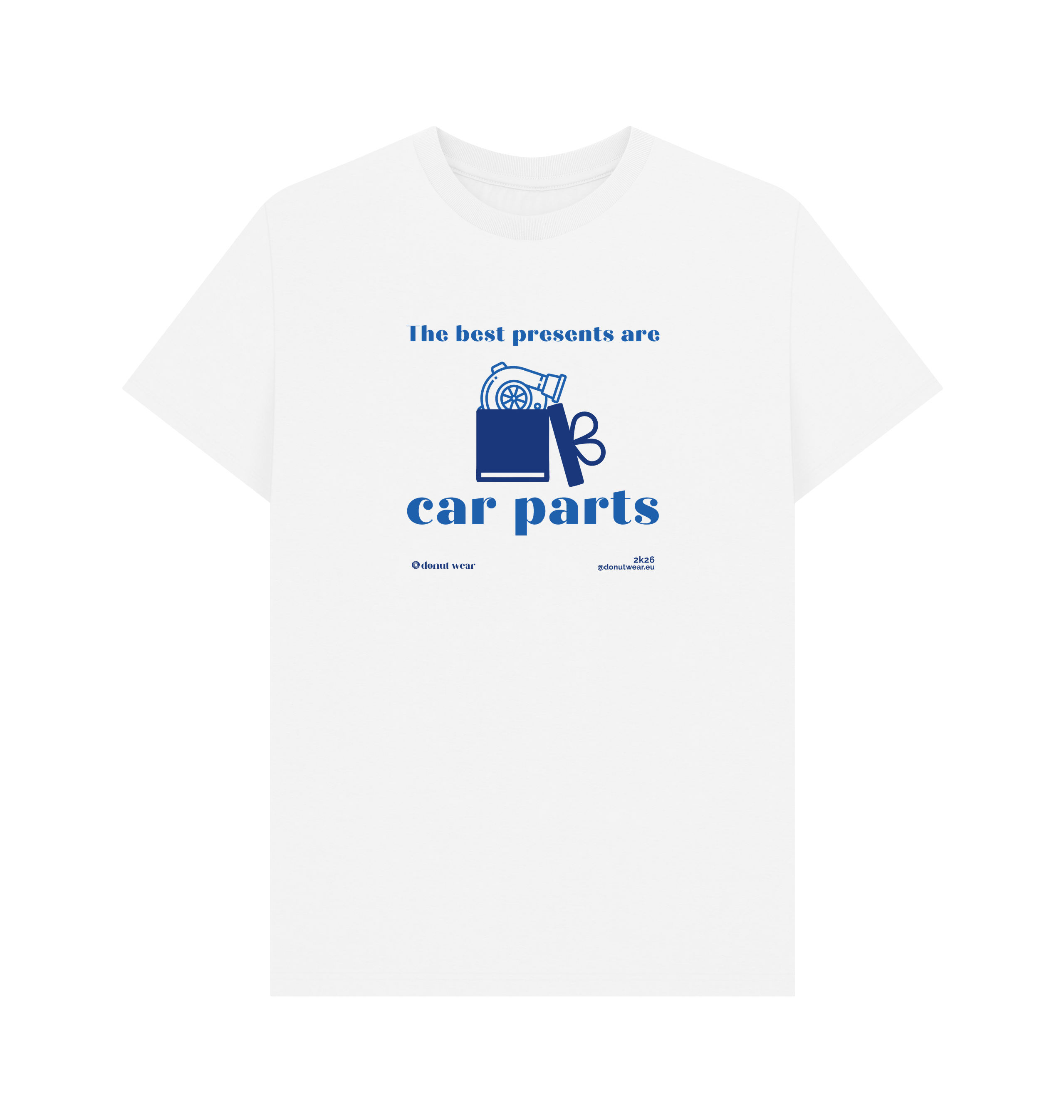White Printed T-shirt Front