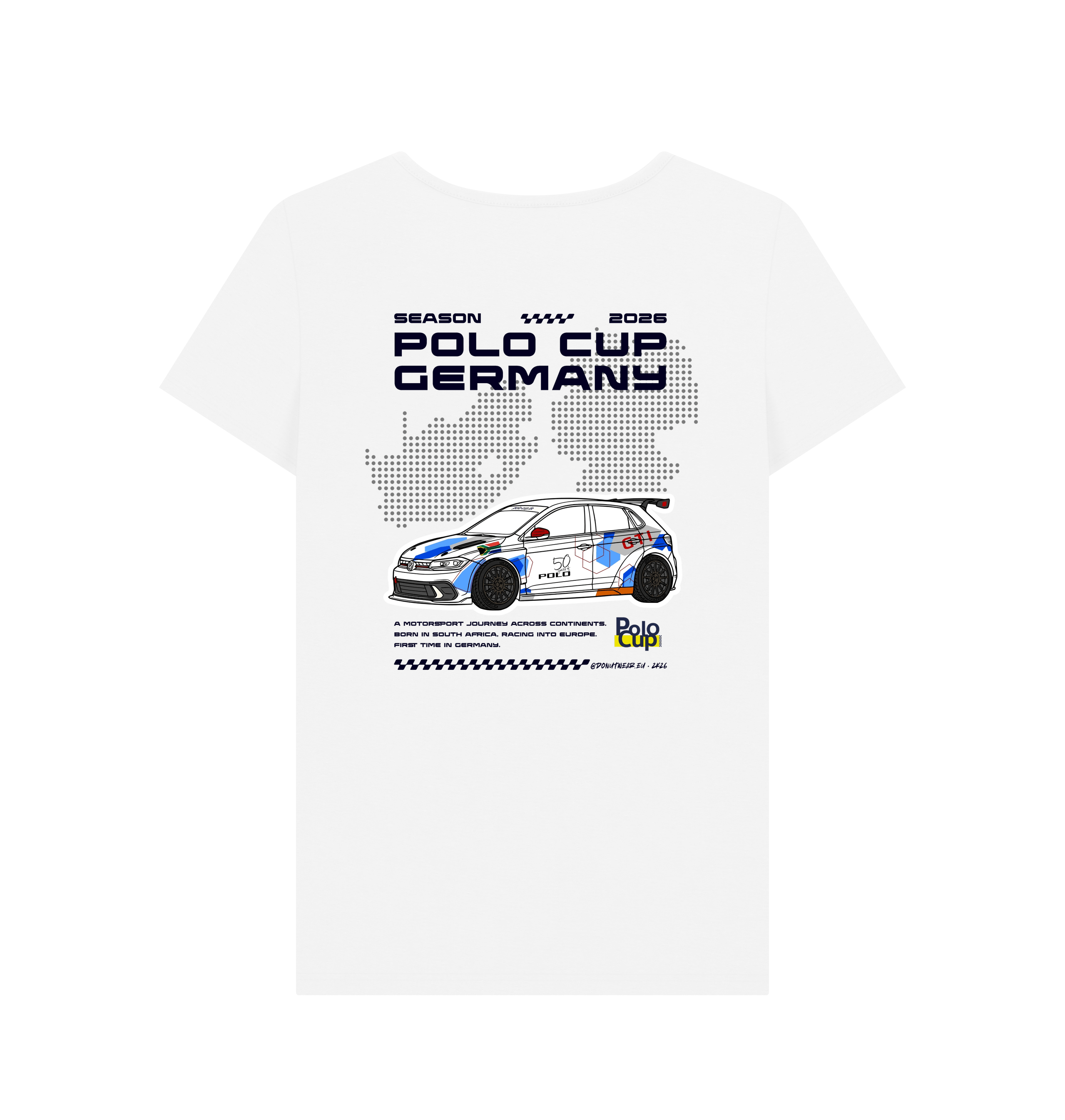 White Printed T-shirt Back