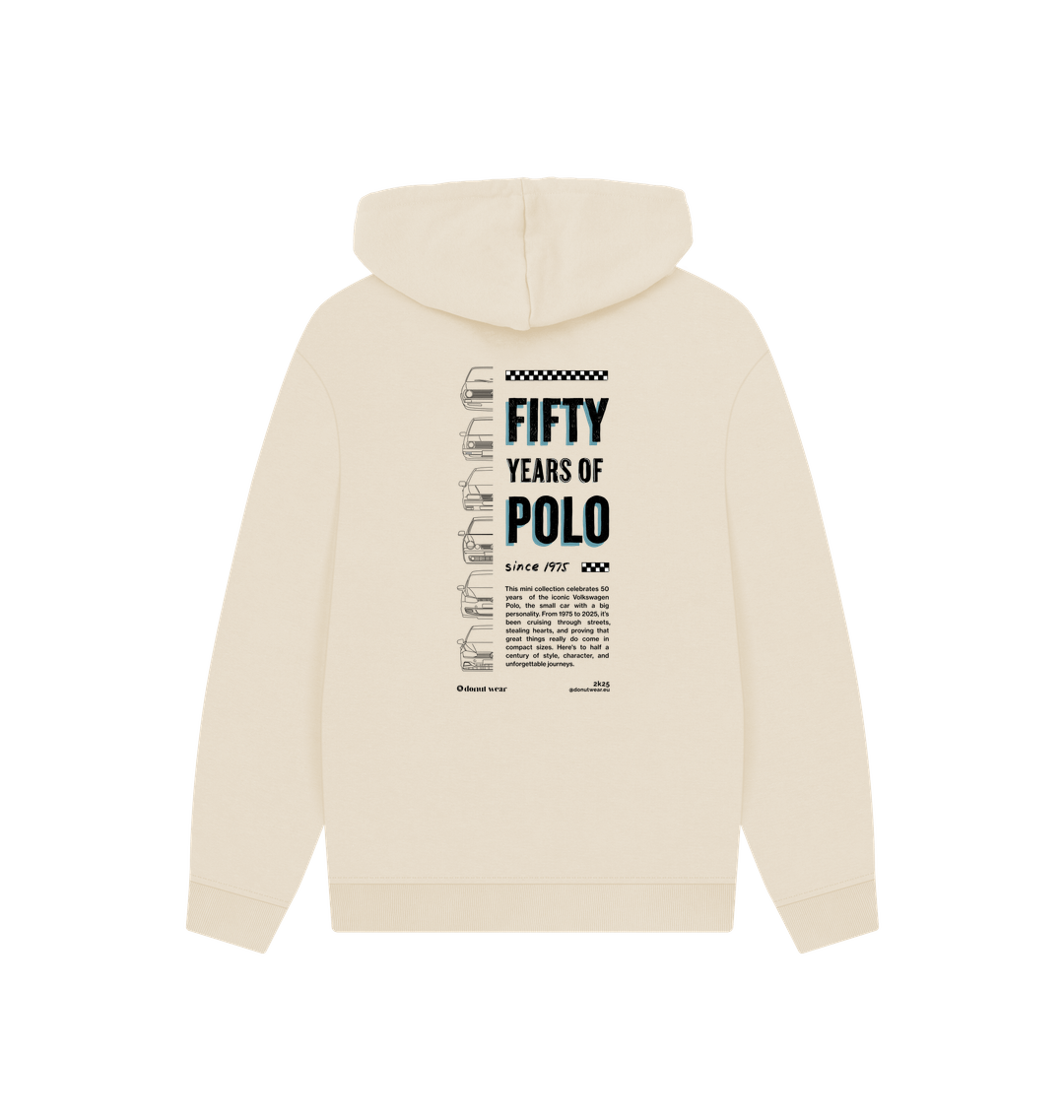 Oat Printed Hoody Back