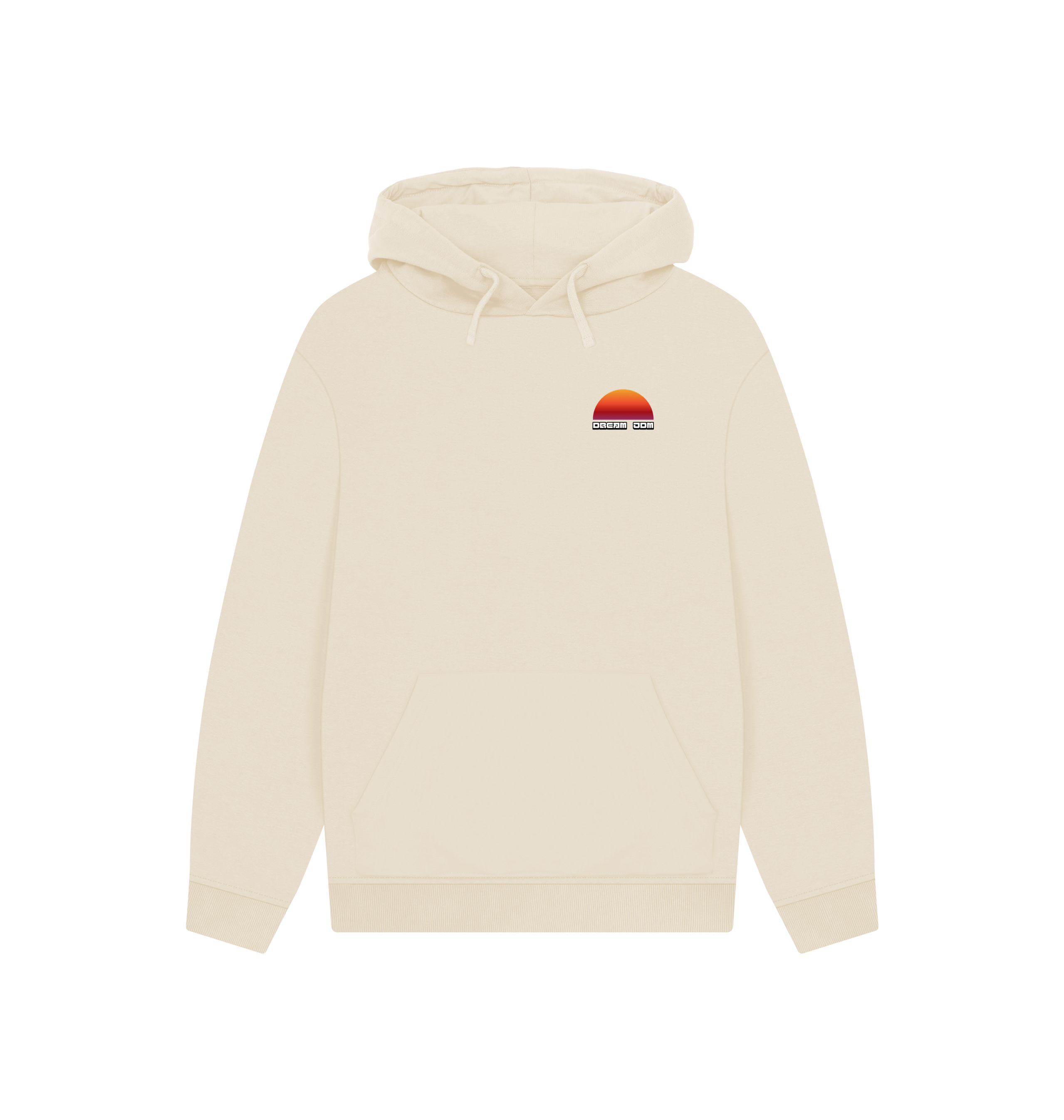 Oat Printed Hoody Front