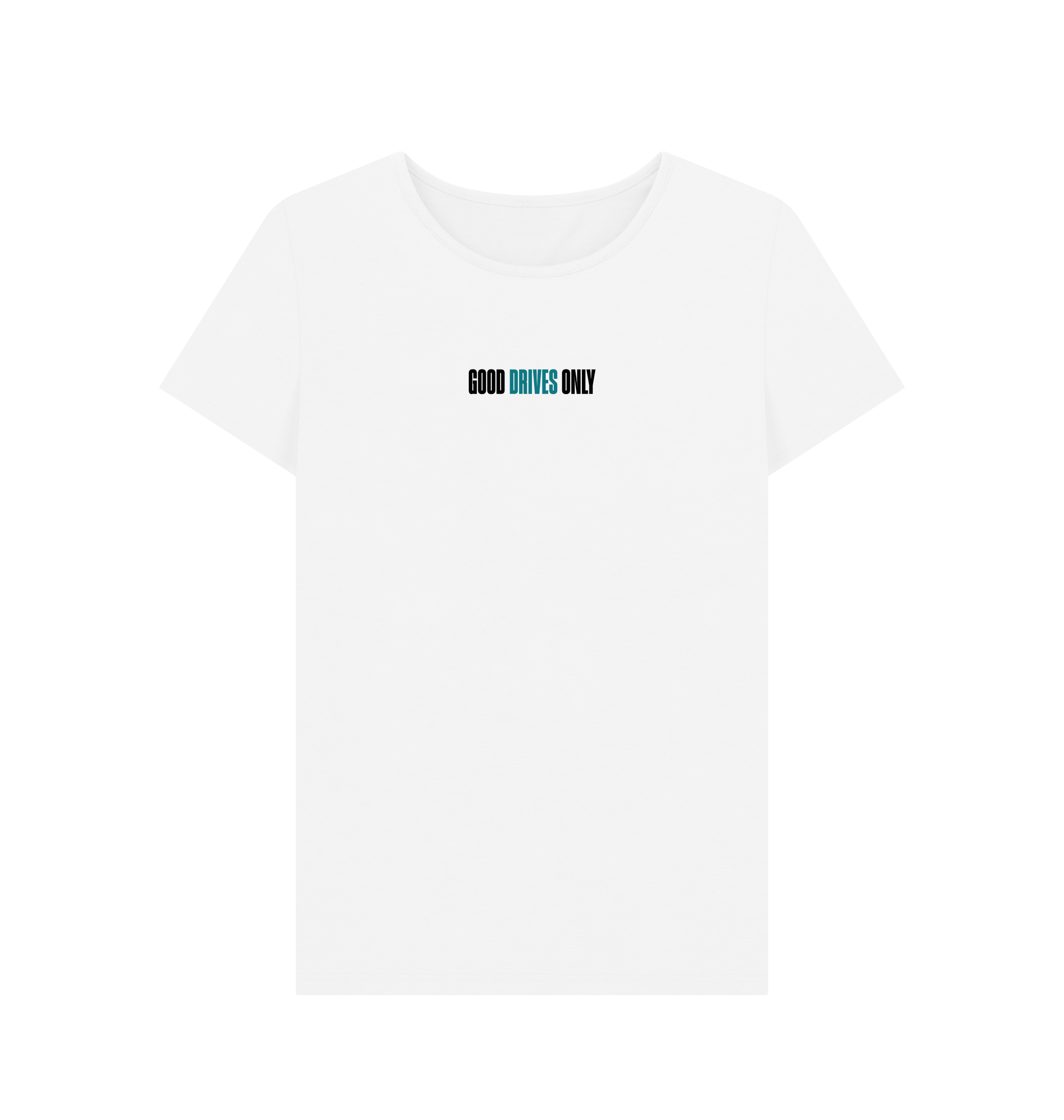 White Printed T-shirt Front