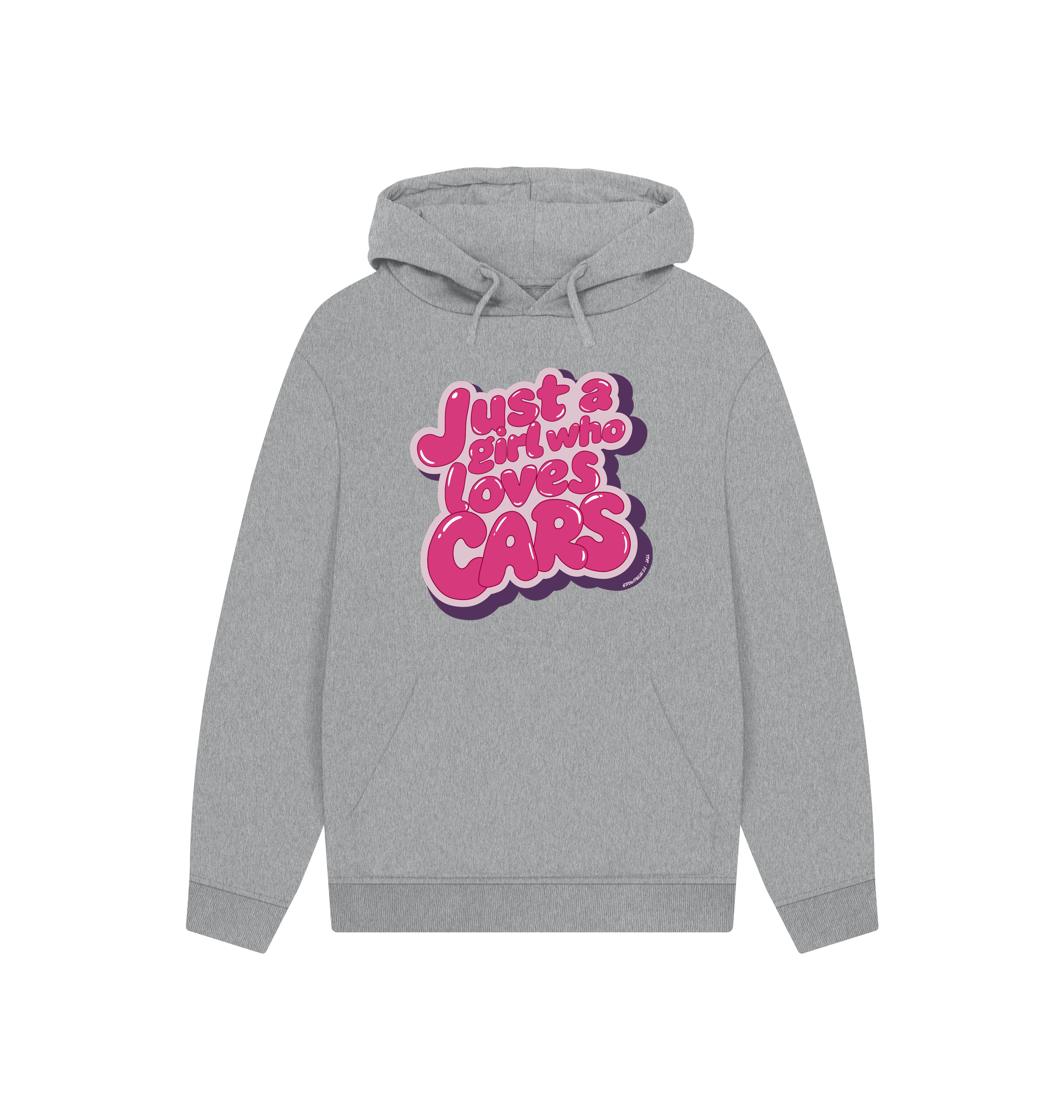 Athletic Grey Printed Hoody Front