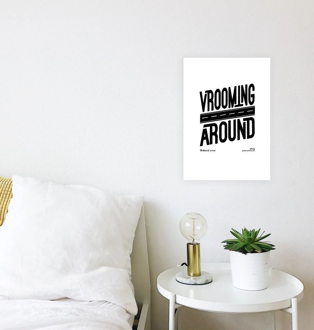 Vrooming around - art print A4 - no frame