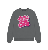 Slate Grey Printed Sweater Front