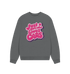 Slate Grey Printed Sweater Front
