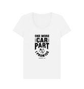 White Printed T-shirt Front
