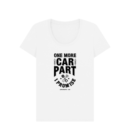 White Printed T-shirt Front
