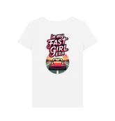 White Printed T-shirt Back
