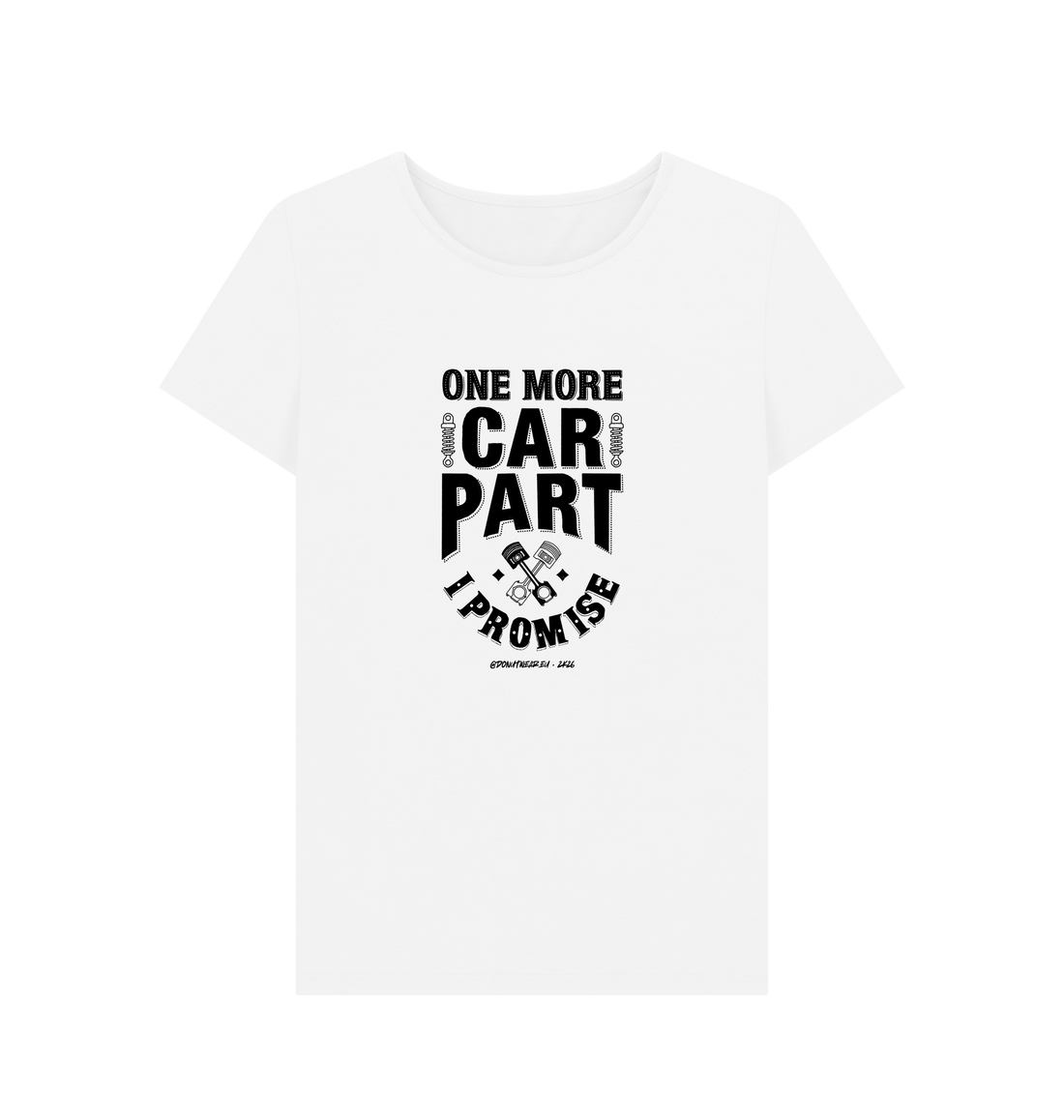 White Printed T-shirt Front