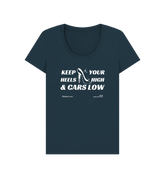 Denim Blue Printed T-shirt Front