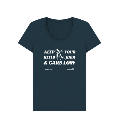 Denim Blue Printed T-shirt Front