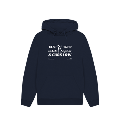Navy Printed Hoody
