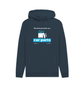 Navy Printed Hoody Front