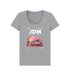 Athletic Grey Printed T-shirt Front