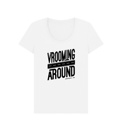 White Printed T-shirt Front