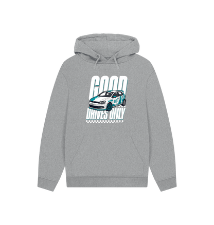 Athletic Grey Printed Hoody Front