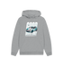 Athletic Grey Printed Hoody Front