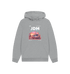 Athletic Grey Printed Hoody Front