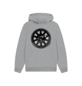Athletic Grey Printed Hoody Front