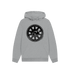 Athletic Grey Printed Hoody Front