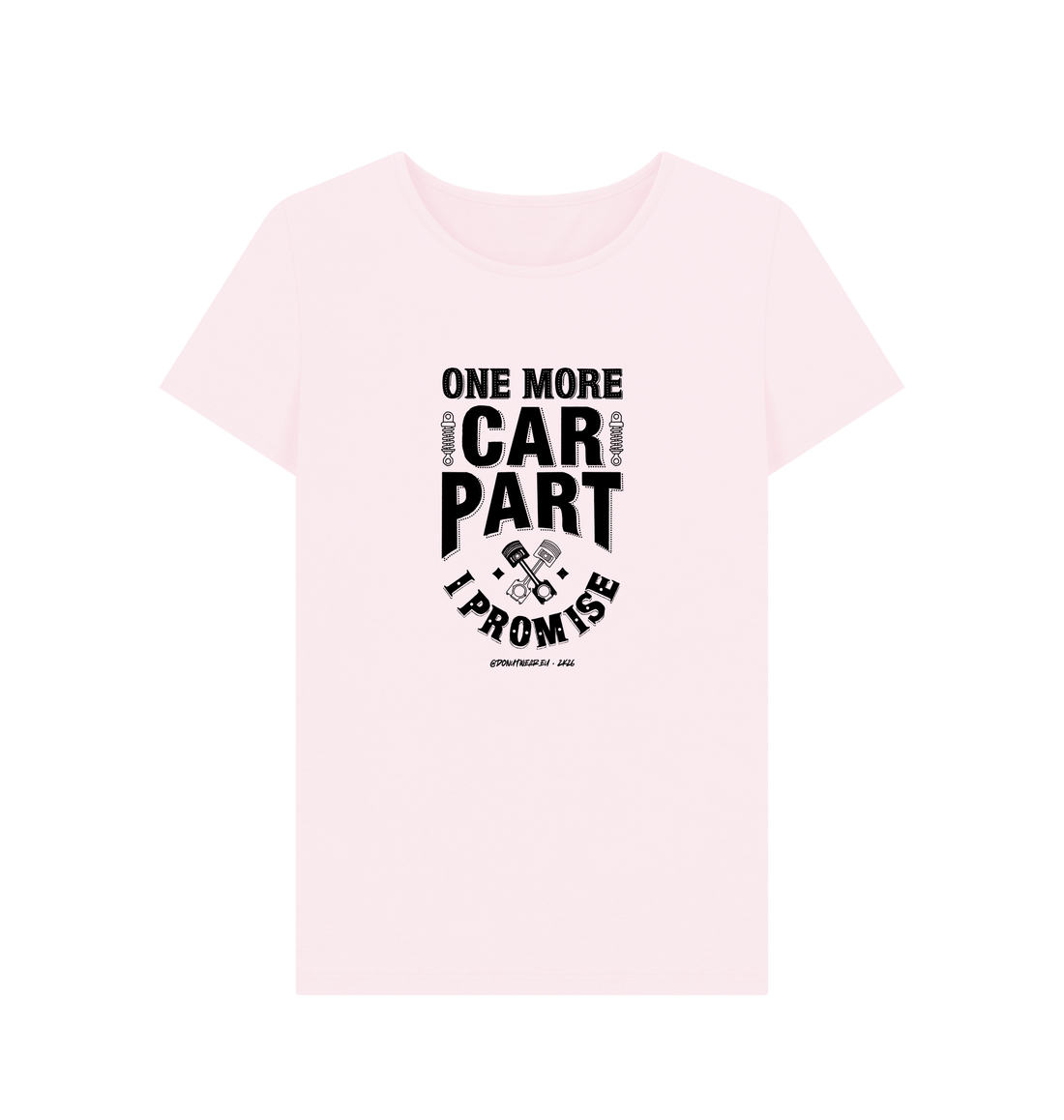 Pink Printed T-shirt Front