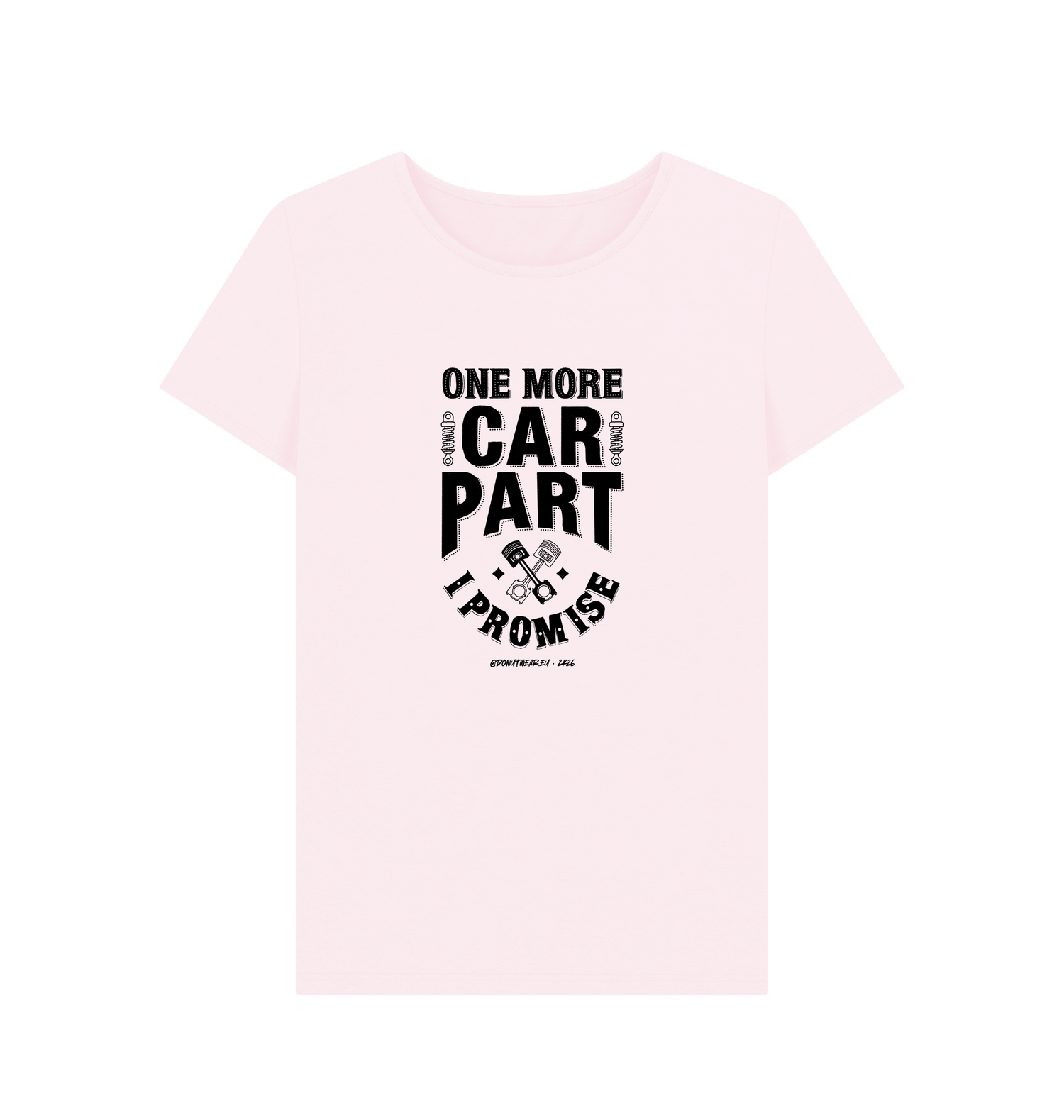 Pink Printed T-shirt Front