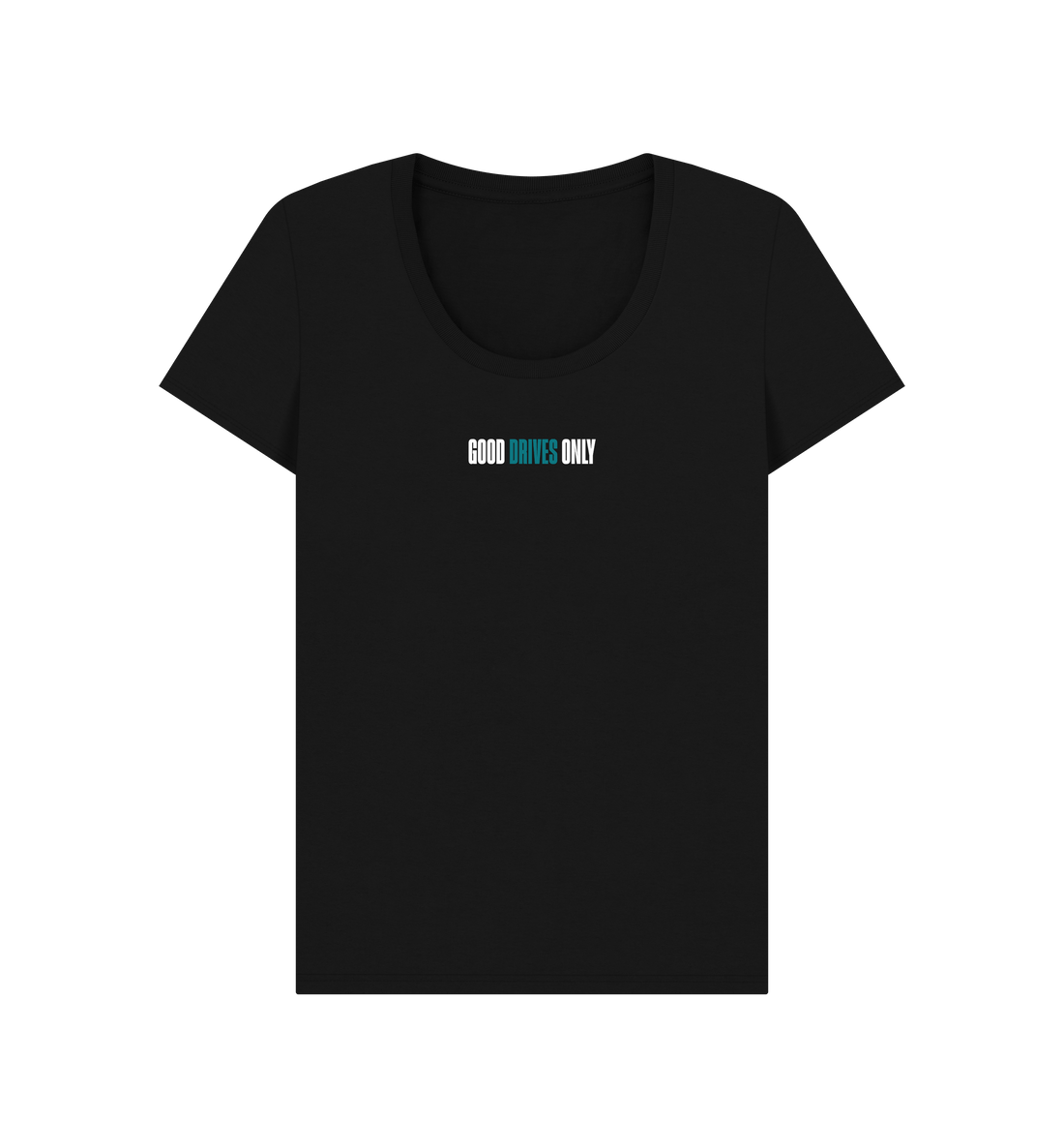 Black Printed T-shirt Front