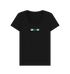 Black Printed T-shirt Front