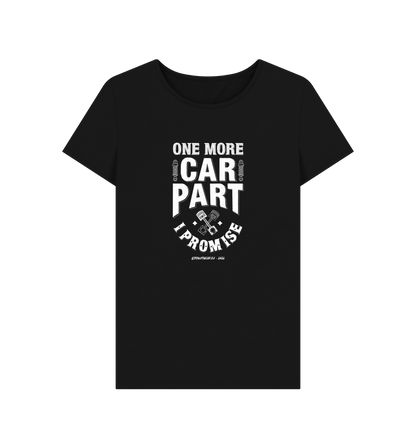 Black Printed T-shirt Front