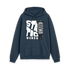 Navy Printed Hoody Front