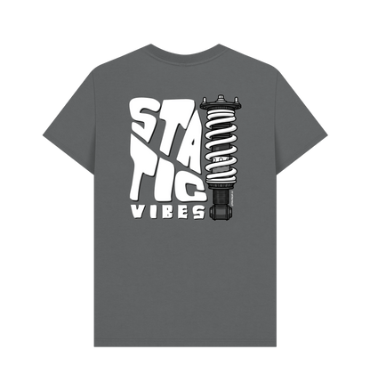 Slate Grey Printed T-shirt Back