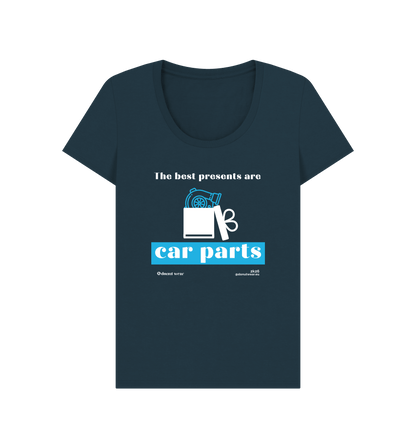 Denim Blue Printed T-shirt Front