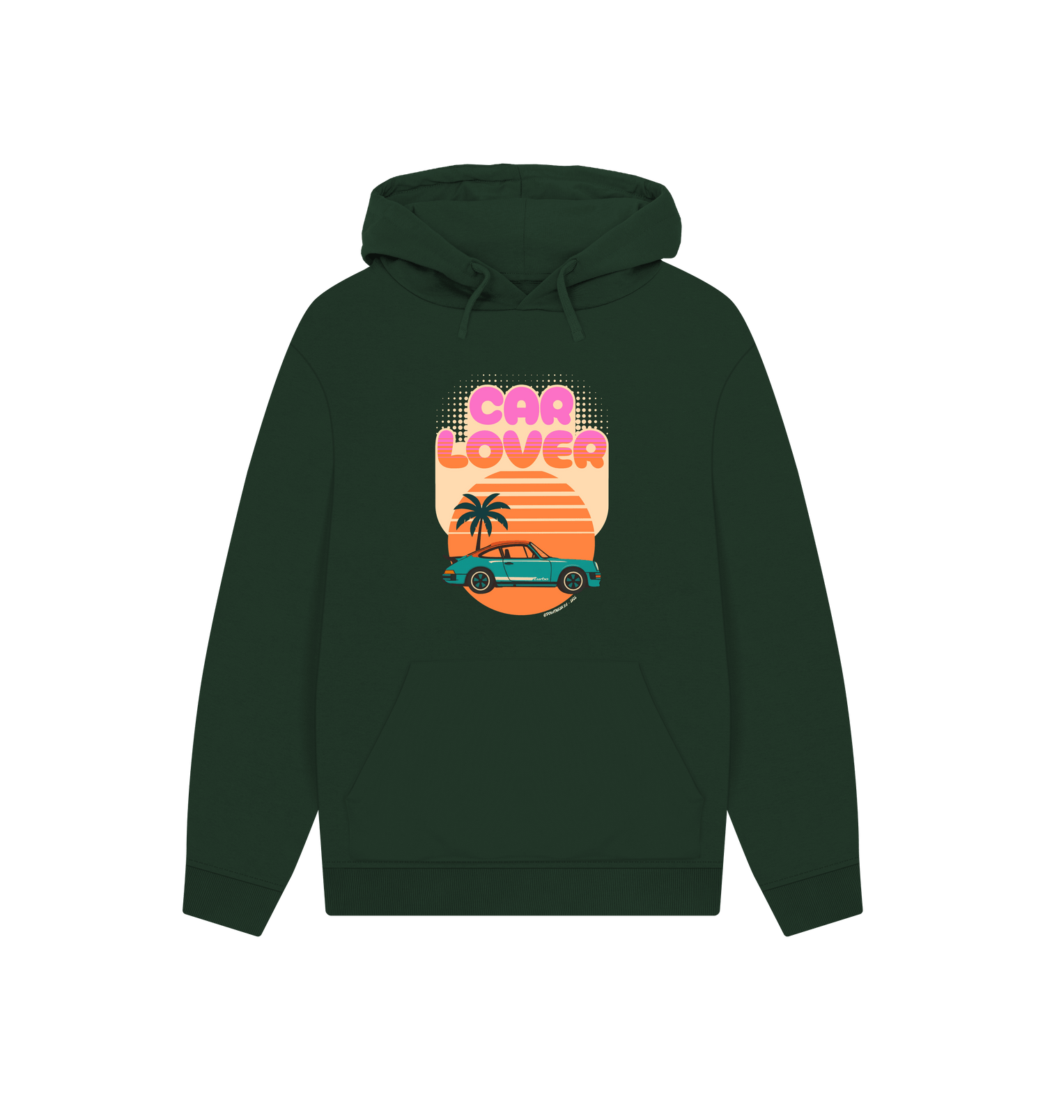 Evergreen Printed Hoody Front