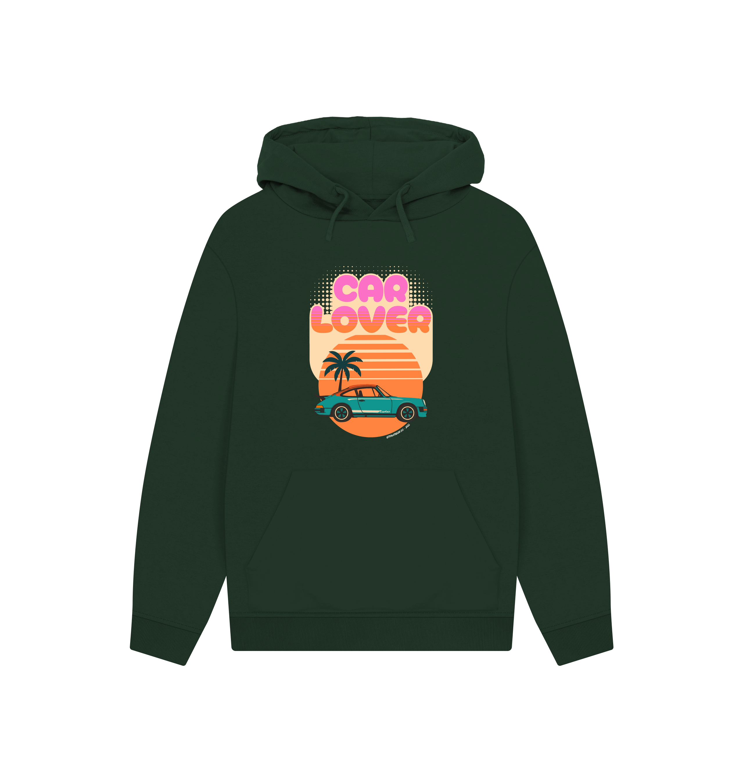 Evergreen Printed Hoody Front