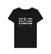 Black Printed T-shirt Front