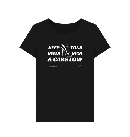 Black Printed T-shirt Front