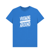 Bright Blue Printed T-shirt Front