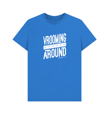 Bright Blue Printed T-shirt Front