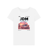 White Printed T-shirt Front
