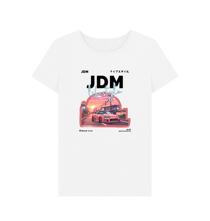 White Printed T-shirt Front
