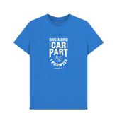 Bright Blue Printed T-shirt Front