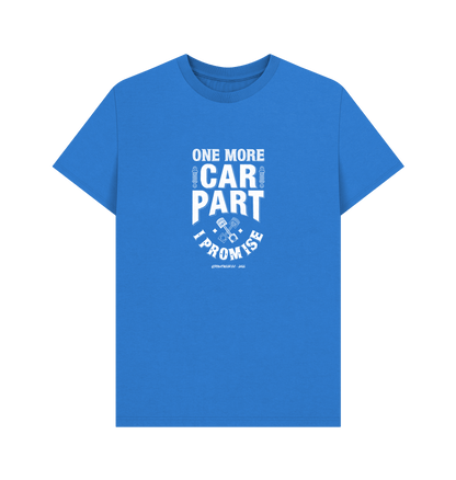 Bright Blue Printed T-shirt Front