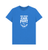 Bright Blue Printed T-shirt Front