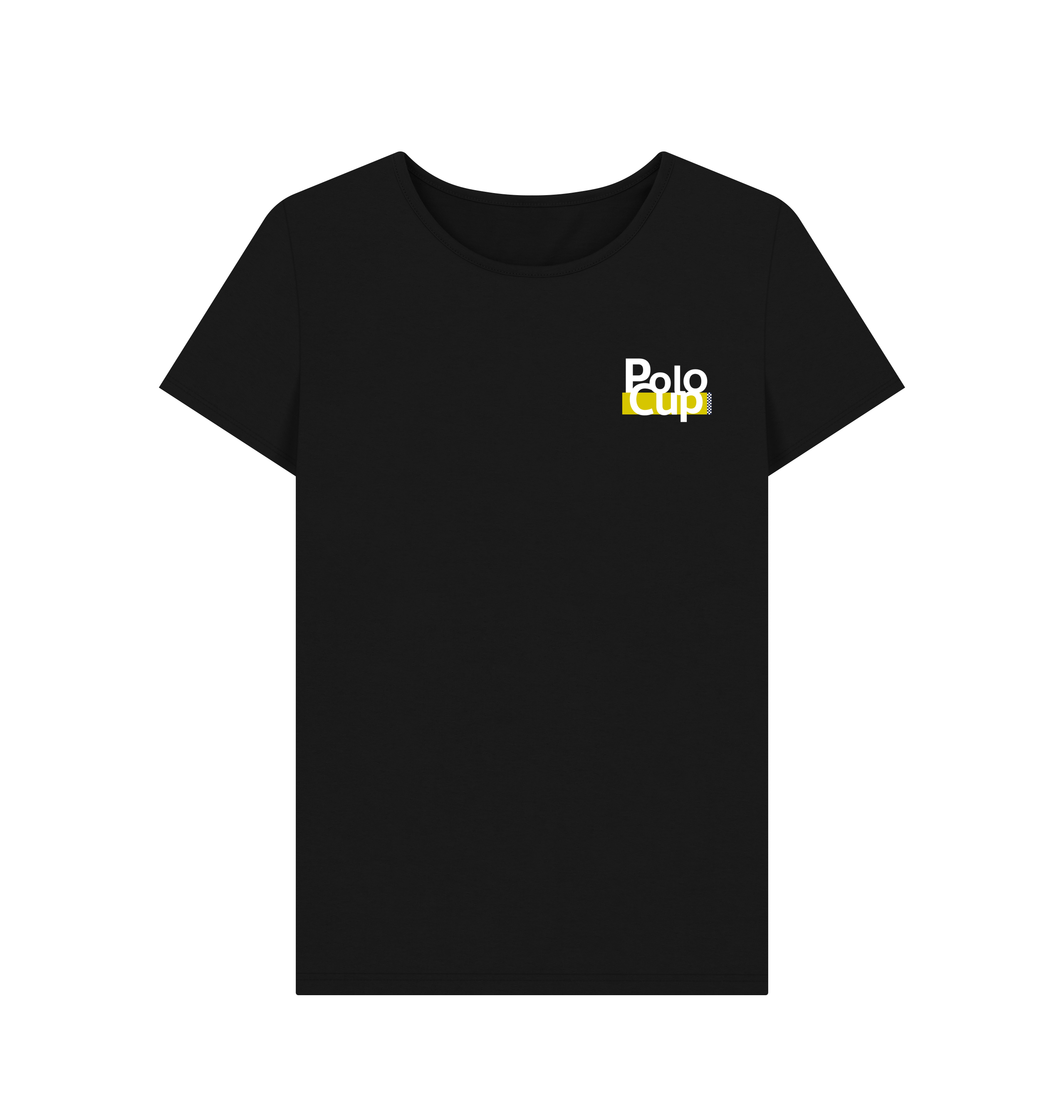 Black Printed T-shirt Front