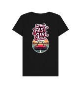 Black Printed T-shirt Back