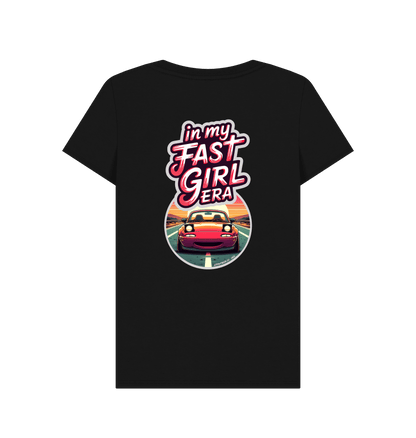 Black Printed T-shirt Back