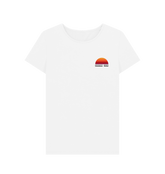 White Printed T-shirt Front