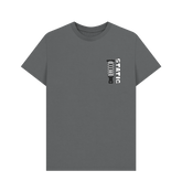 Slate Grey Printed T-shirt Front